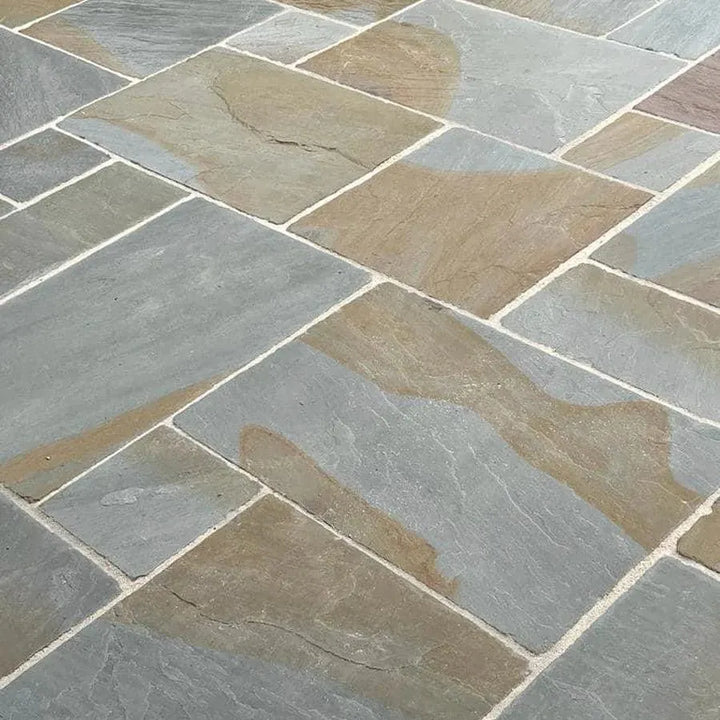 Indian York sandstone paving