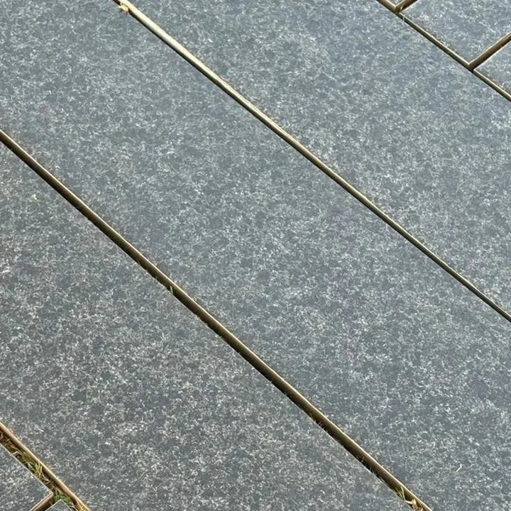 black basalt porcelain edging planks
