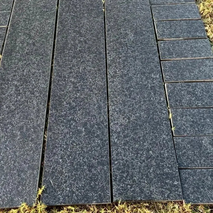 black basalt porcelain edging planks