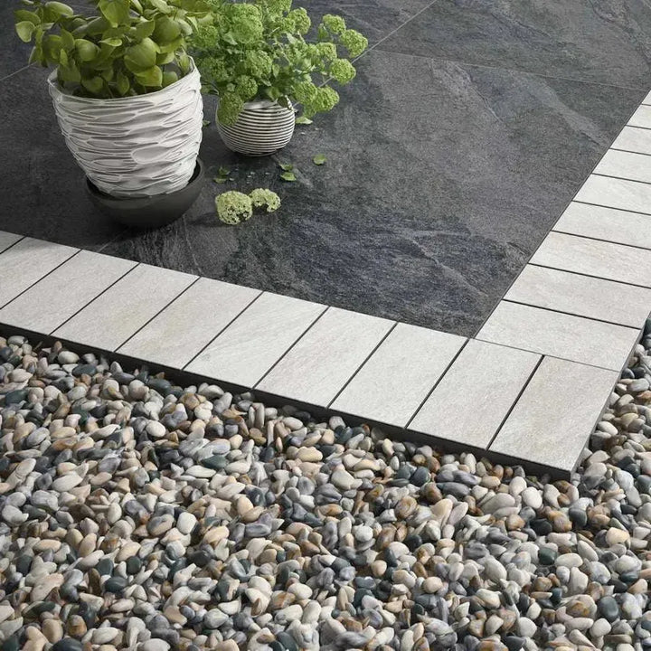 County Light Grey Porcelain Edging Setts