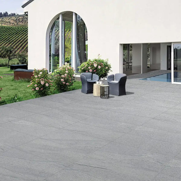 dolomite alpine blue porcelain paving tiles