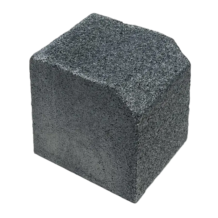 granite block kerb mid grey