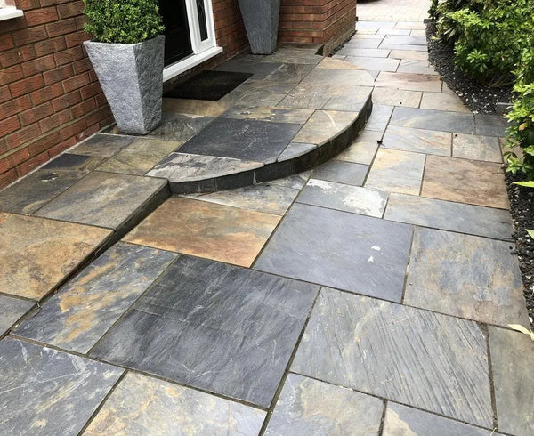 China multicolour slate paving