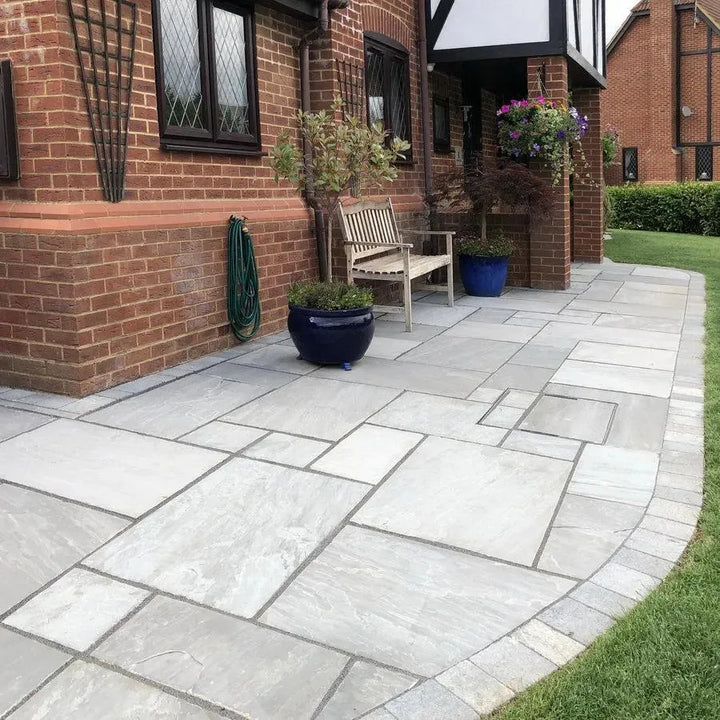 Indian sadnstone grey slabs