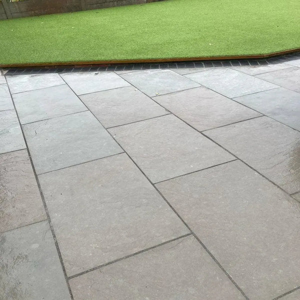 Kurnool grey limestone paving