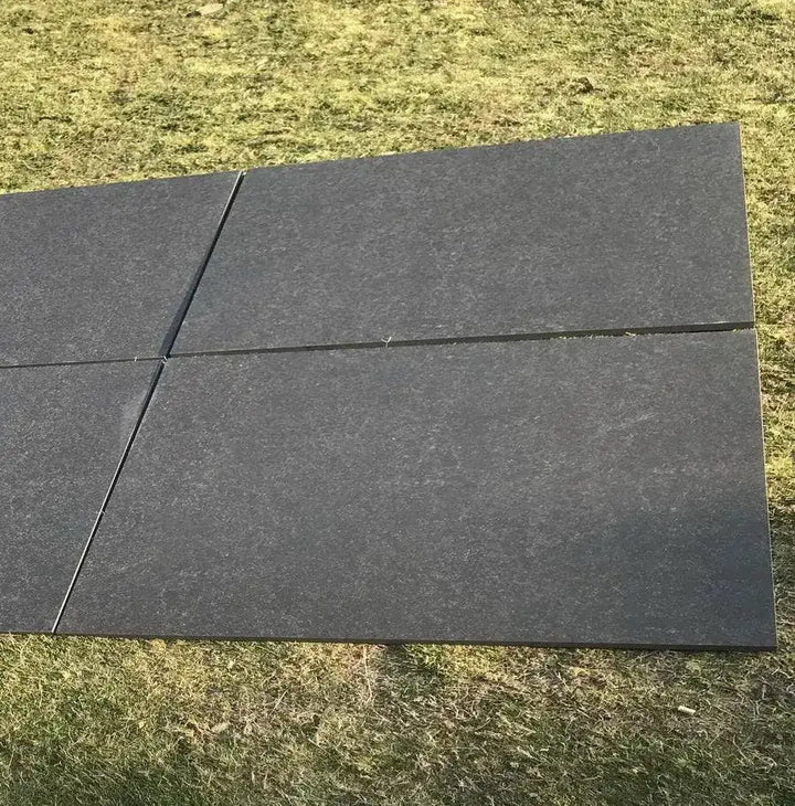 black basalt porcelain paving
