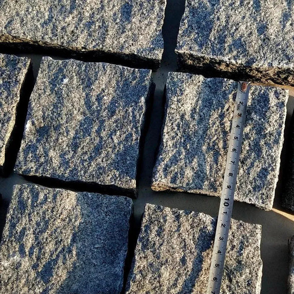 blue grey granite setts