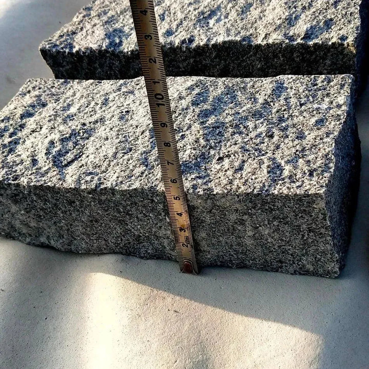 mid grey granite setts 200 x 100 x 50