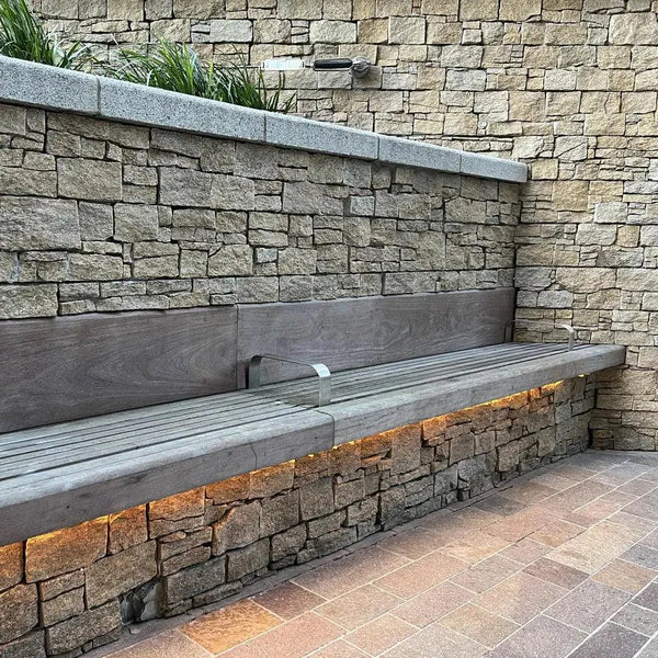 yellow stone cladding Zclad tier panels